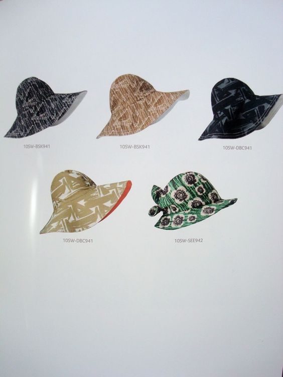 style rétro chapeau bob vert blanc marron - blog déco - clem around the corner