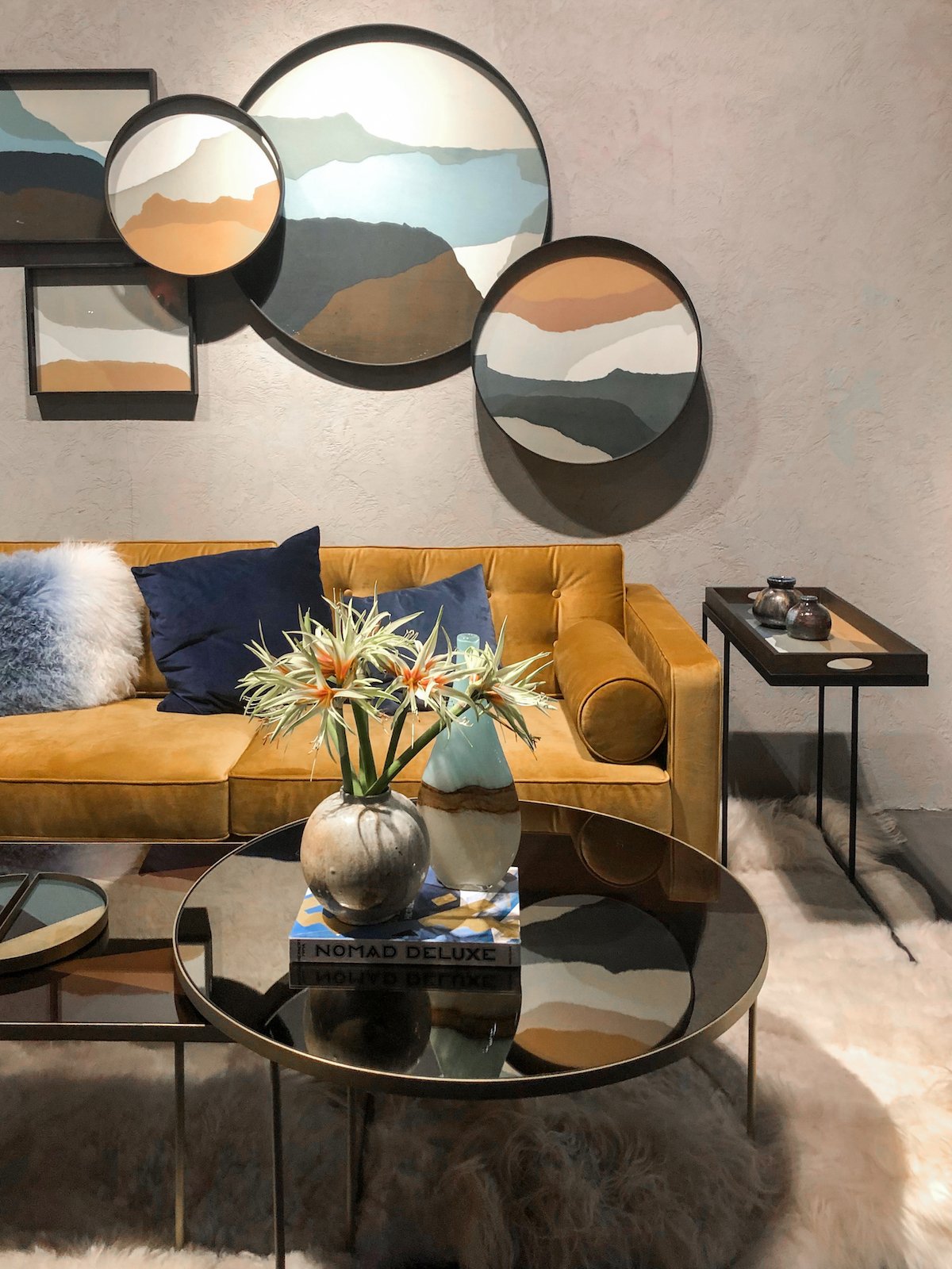 tendances déco 2019 maison et objet janvier 2019 velours jaune moutarde ocre design artsy - blog décoration - clem around the corner