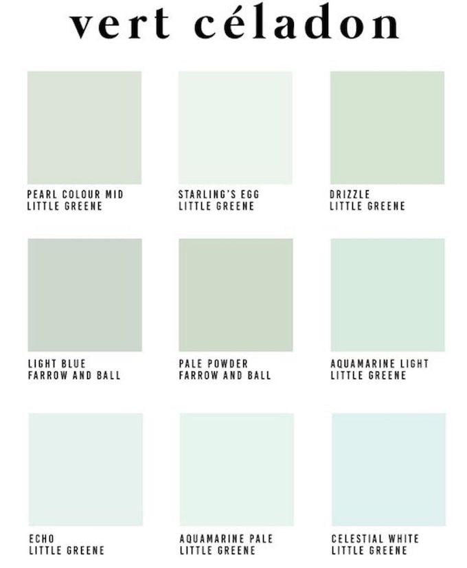 décoration vert céladon palette couleur verte - blog déco - clem around the corner