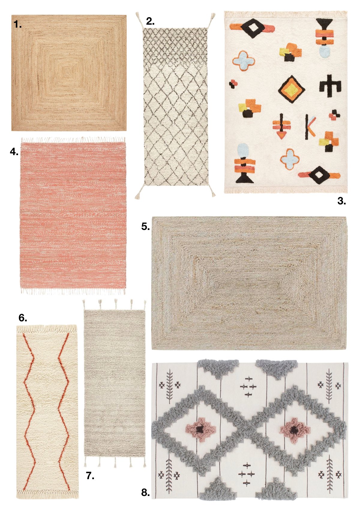 comment fixer un tapis au mur boho bohème - blog déco - clem around the corner