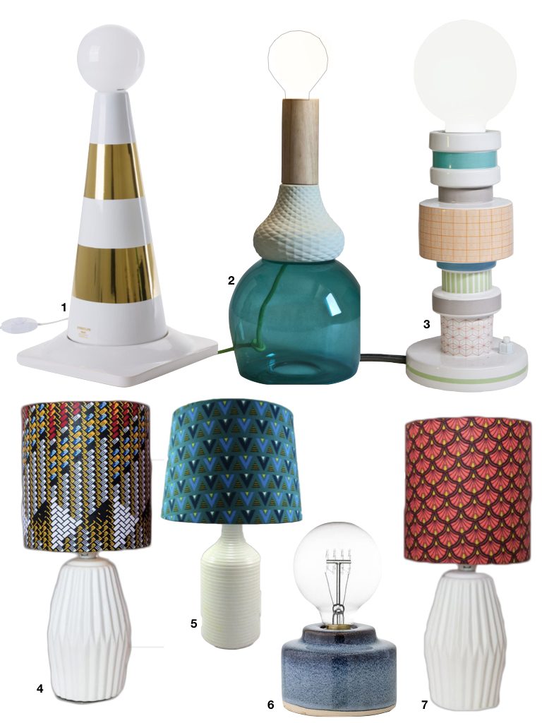 lampe sur pied en porcelaine design - blog deco - clem around the corner