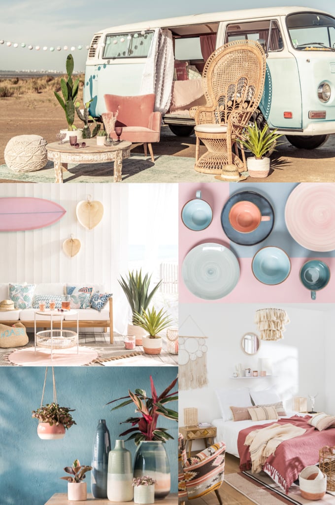 décoration bohème acidulé mariage nouveau catalogue Maisons du Monde 2019 - blog déco - clem around the corner