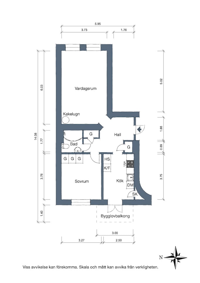 appartement suédois plan appartement - blog déco - clem around the corner