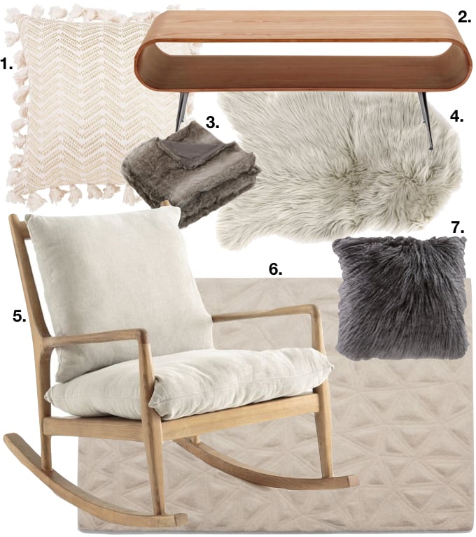 chambre adolescent stylé cosy fourrure confortable design moderne