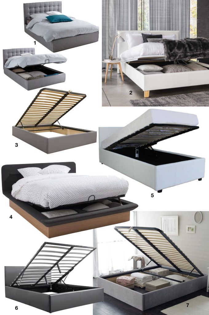 optimiser le rangement espaces de rangement dans la chambre lit coffre design blog déco clem around the corner