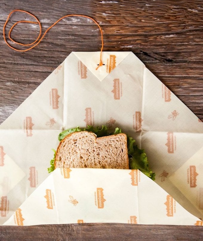 zéro déchet emballage jaune écolo bee wrap cire abeille sandwich - blog déco - clem around the corner