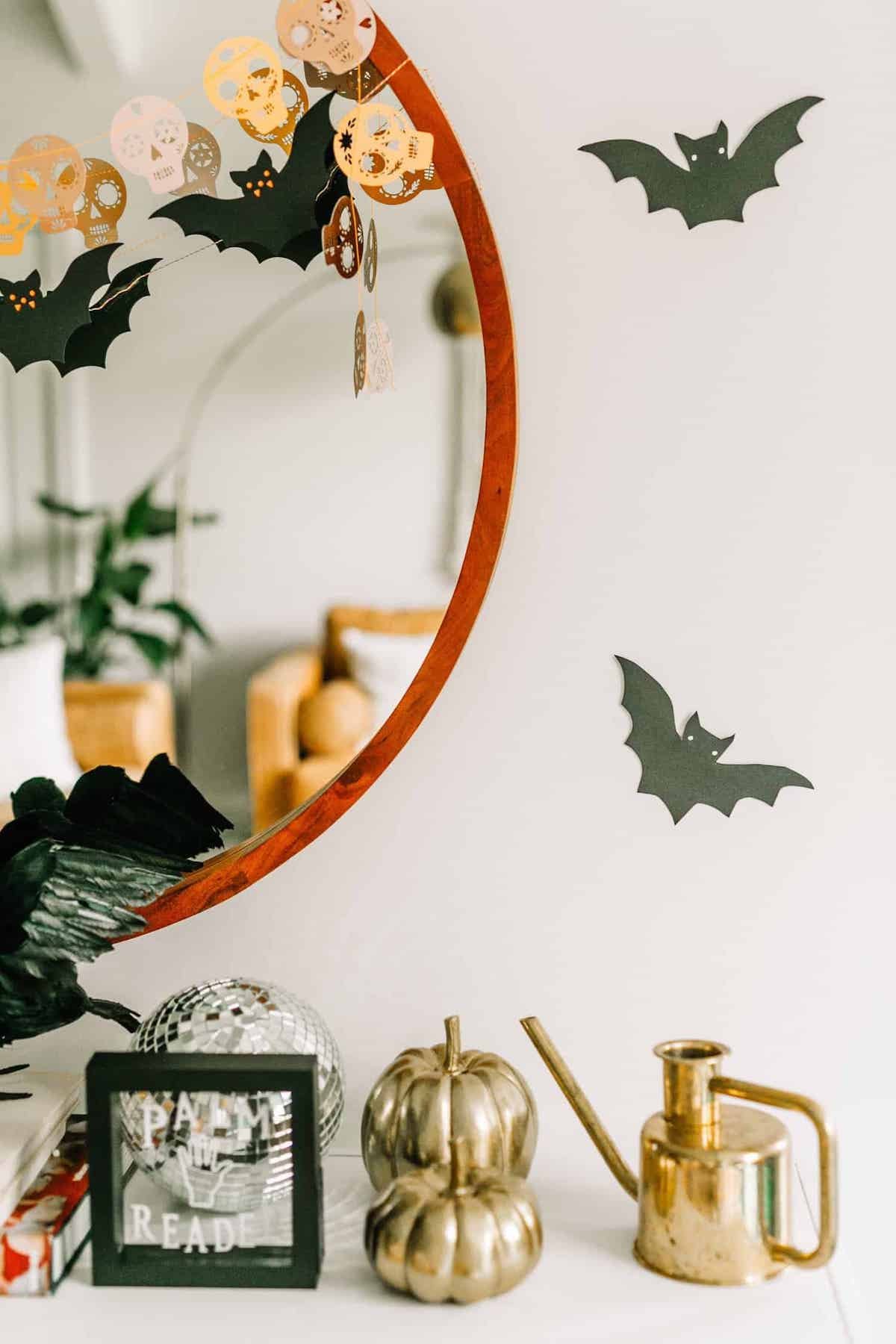 déco diy halloween facile chauve souris - blog déco - clem around the corner