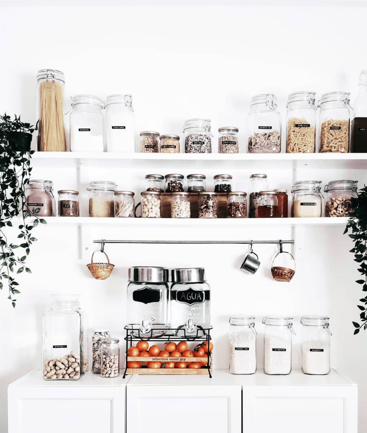 méthode de rangement marie kondo ranger épices bocaux course vrac cuisine