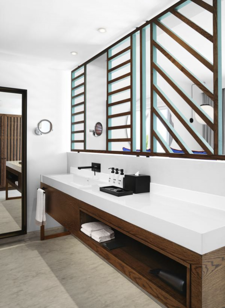 salt of palmar salle de bain cloison ajourée - blog déco - clem around the corner