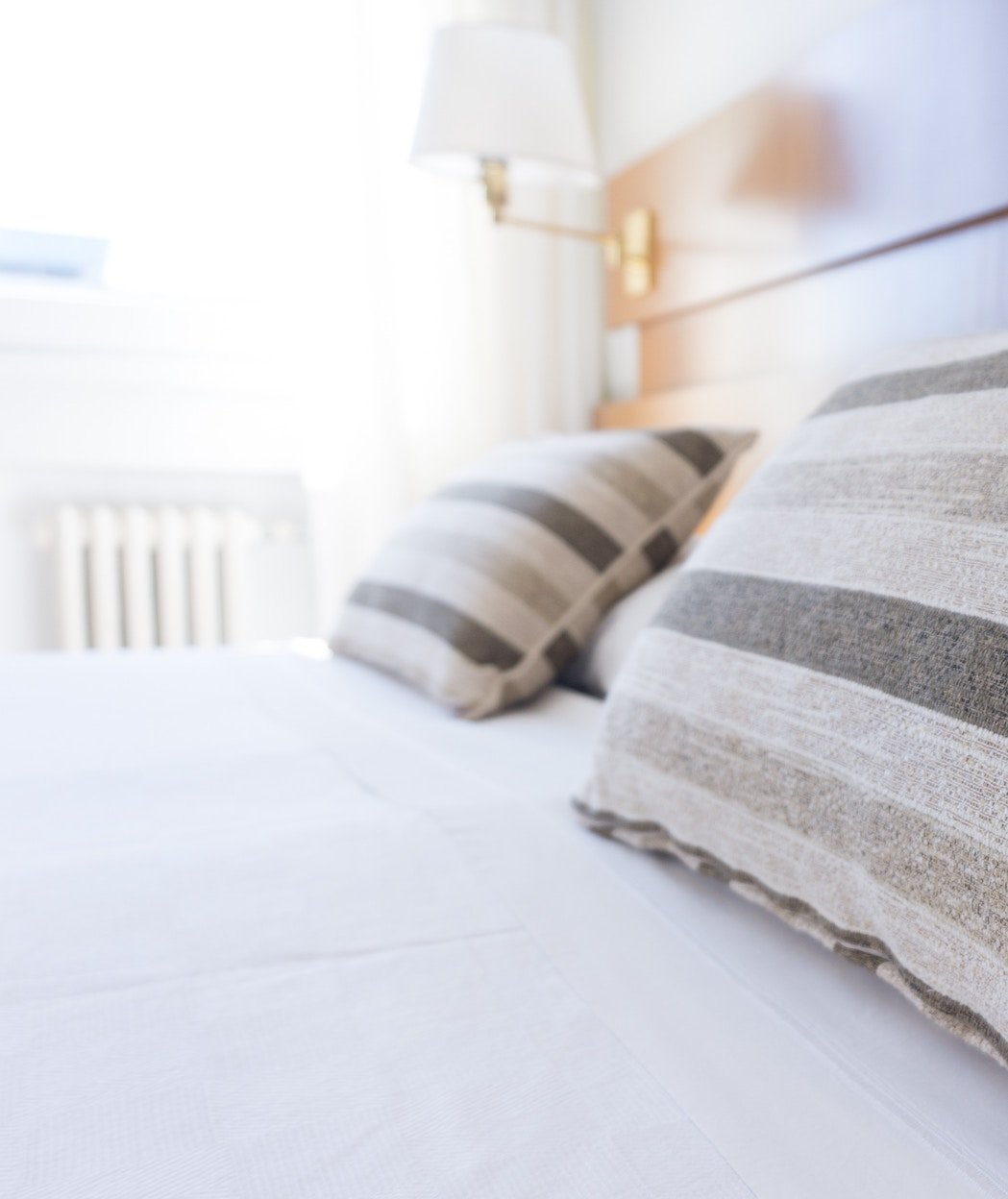 habitat connect lit coussin rectangle rayure chambre cosy - blog déco - clem around the corner