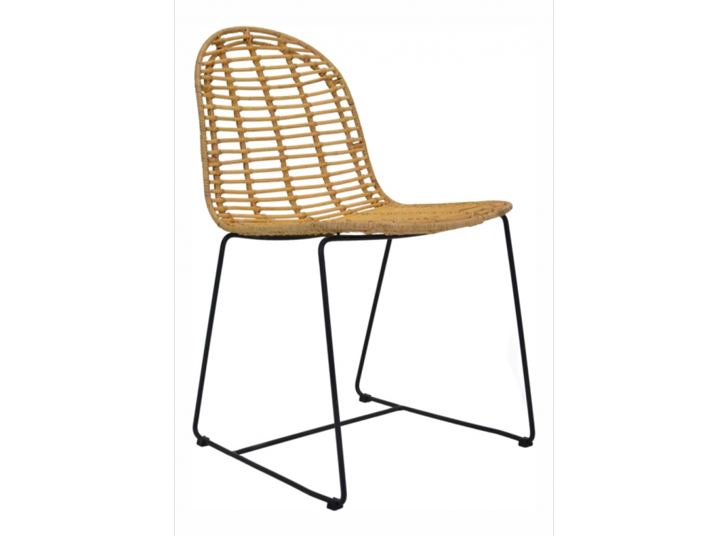 chez moi chaise rotin scandinave pas chere salle manger - blog deco - clem around the corner