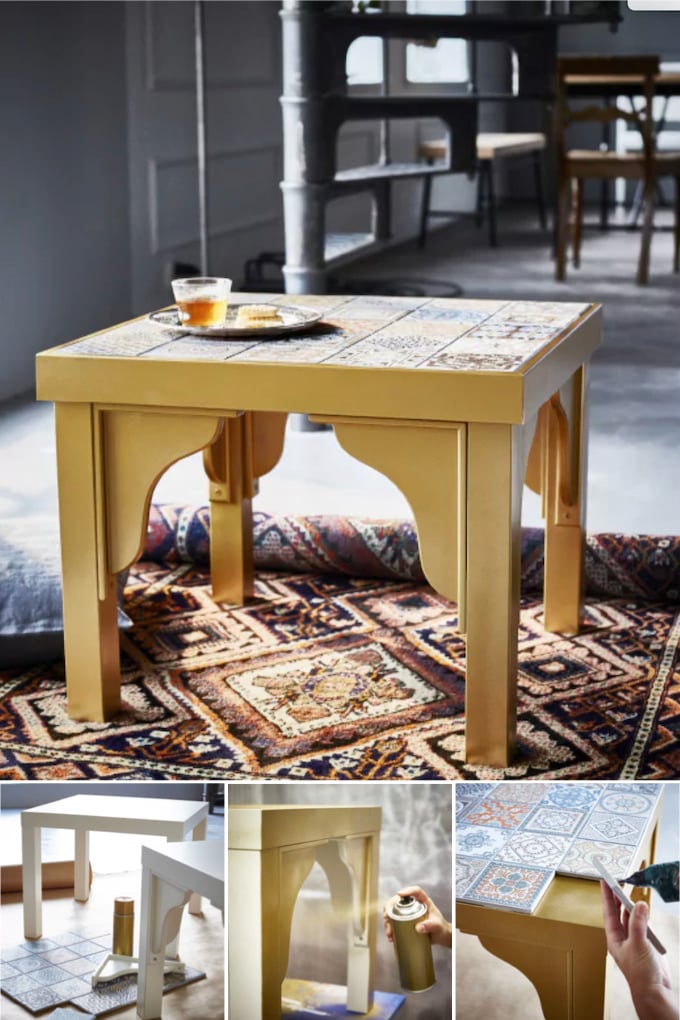 lack ikea hack table orientale - blog déco clem around the corner