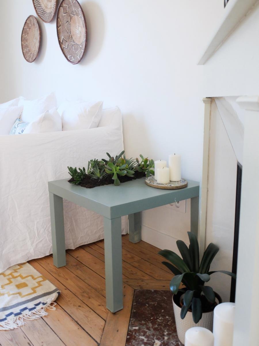 lack ikea hack table salon plantes jardin - blog déco - clem around the corner