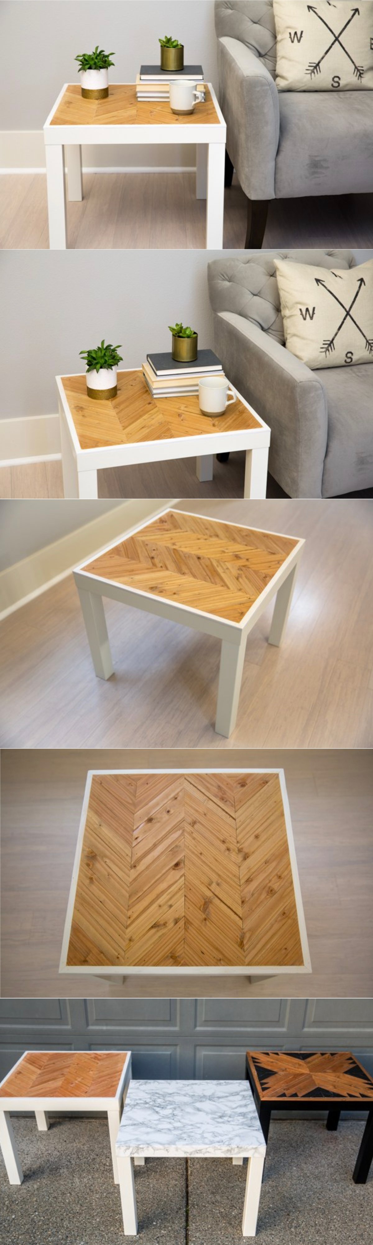 lack ikea hack table basse parquet diy - blog déco - clem around the corner