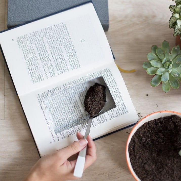 idée déco récup terre livre diy - blog déco - clem around the corner