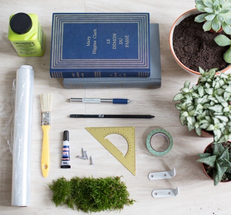 idée déco récup livre cutter colle - blog déco - clem around the corner