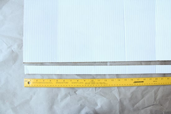 idée déco récup carton mètre jaune - blog déco - clem around the corner