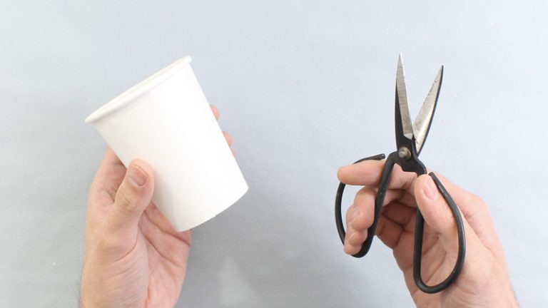 idée déco récup bricolage ciseaux gobelet - blog déco - clem around the corner