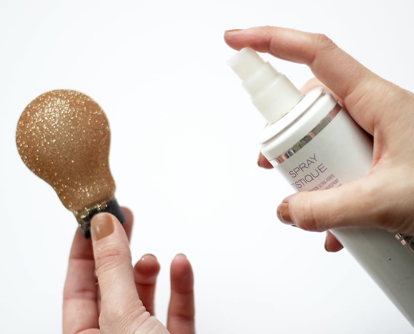 idée déco récup ampoule or fixation - blog déco - clem around the corner