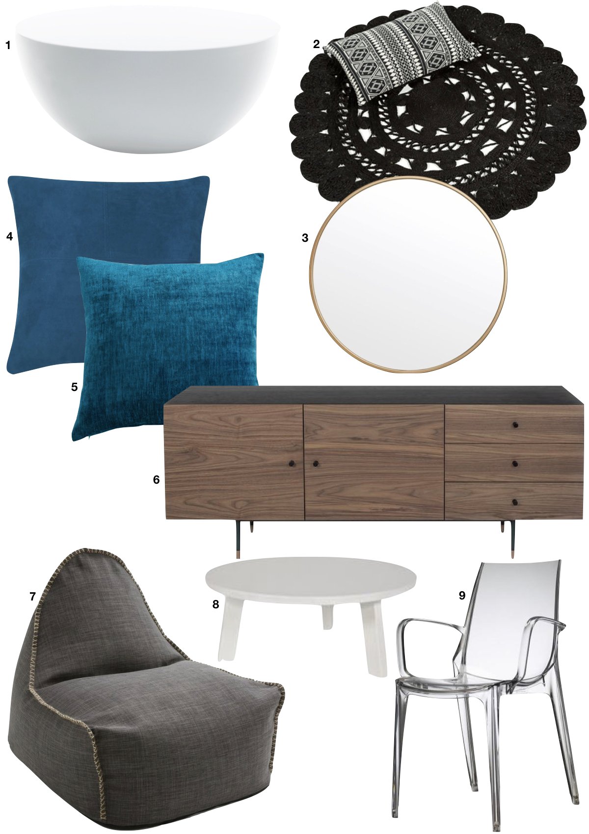 shopping list meuble bois coussin de sol table basse - blog déco