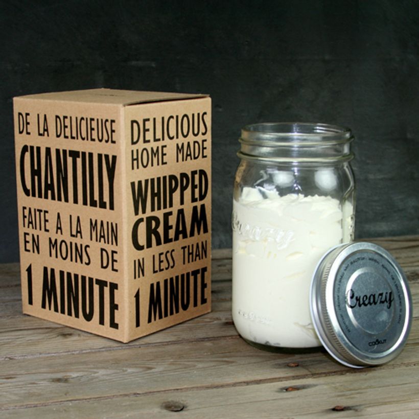 shaker chantilly écologique en verre homemade creazy cookut test avis