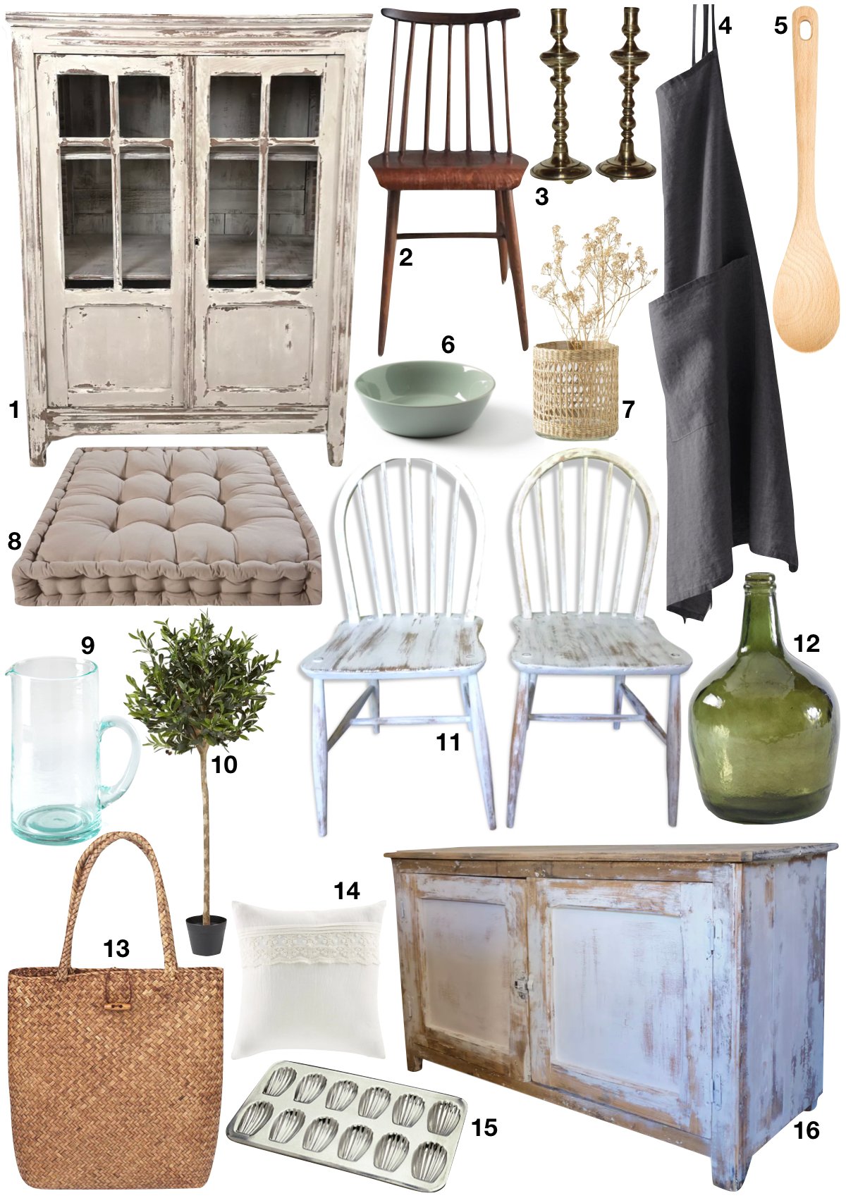 maison style italien shopping liste campagne décoration rustique - blog déco - clem around the corner