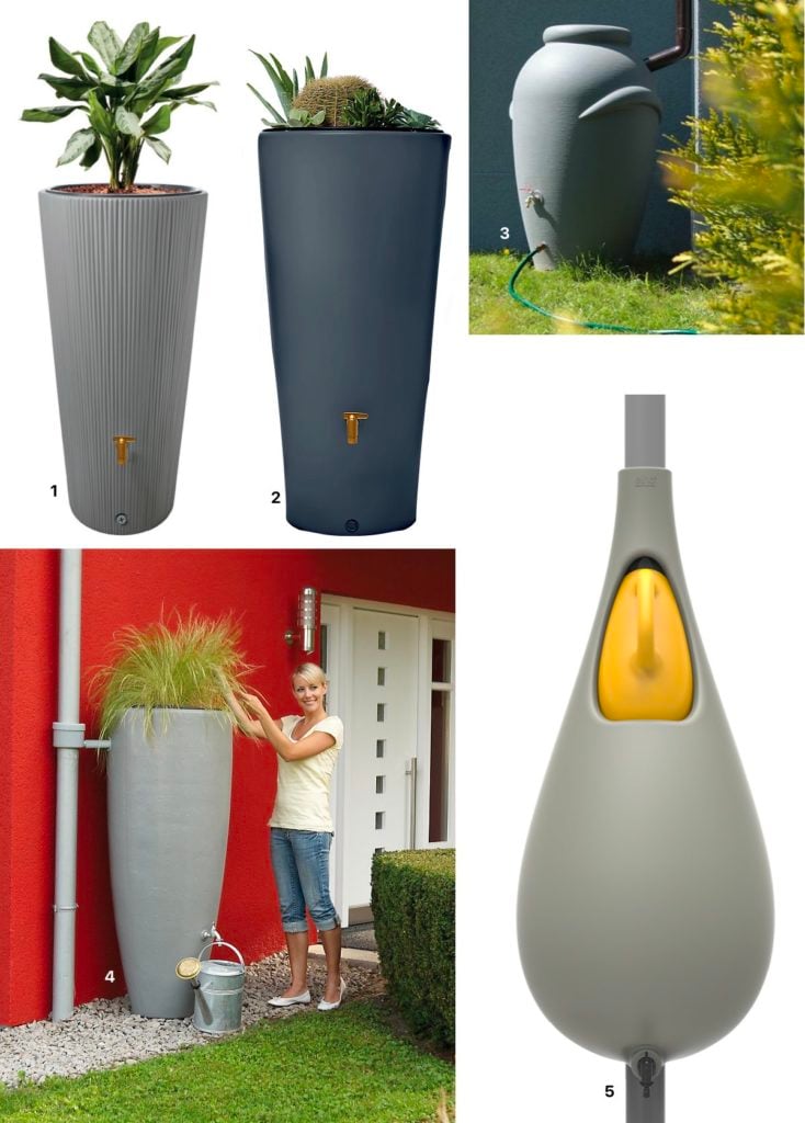 récupérateur eau pluie design jardin robinet pratique - blog déco