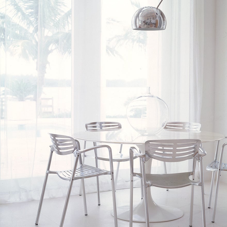 table tulipe blanche eero saarinen icône design - blog déco - clematc