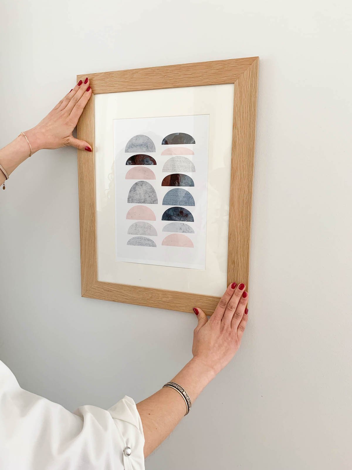 languettes accroche tableau command test installation blog déco - clem around the corner