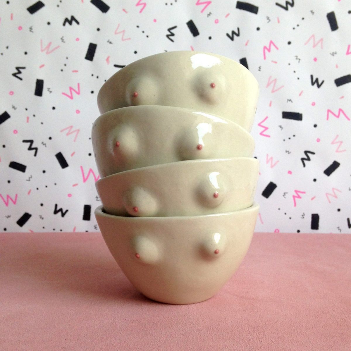 vaisselle tasse bol boodies seins poitrines déco féministes - blog déco - clematc