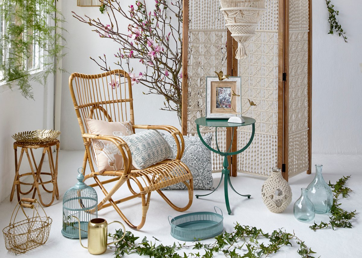 décoration absolument maison galeries lafayette idée salon bucolique nature