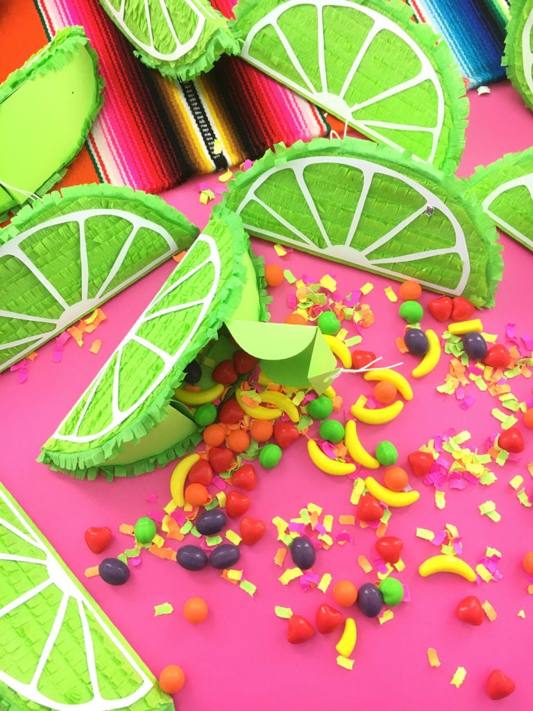 idée de décoration originale fruit citron vert bonbons papier art activité manuelle enfant