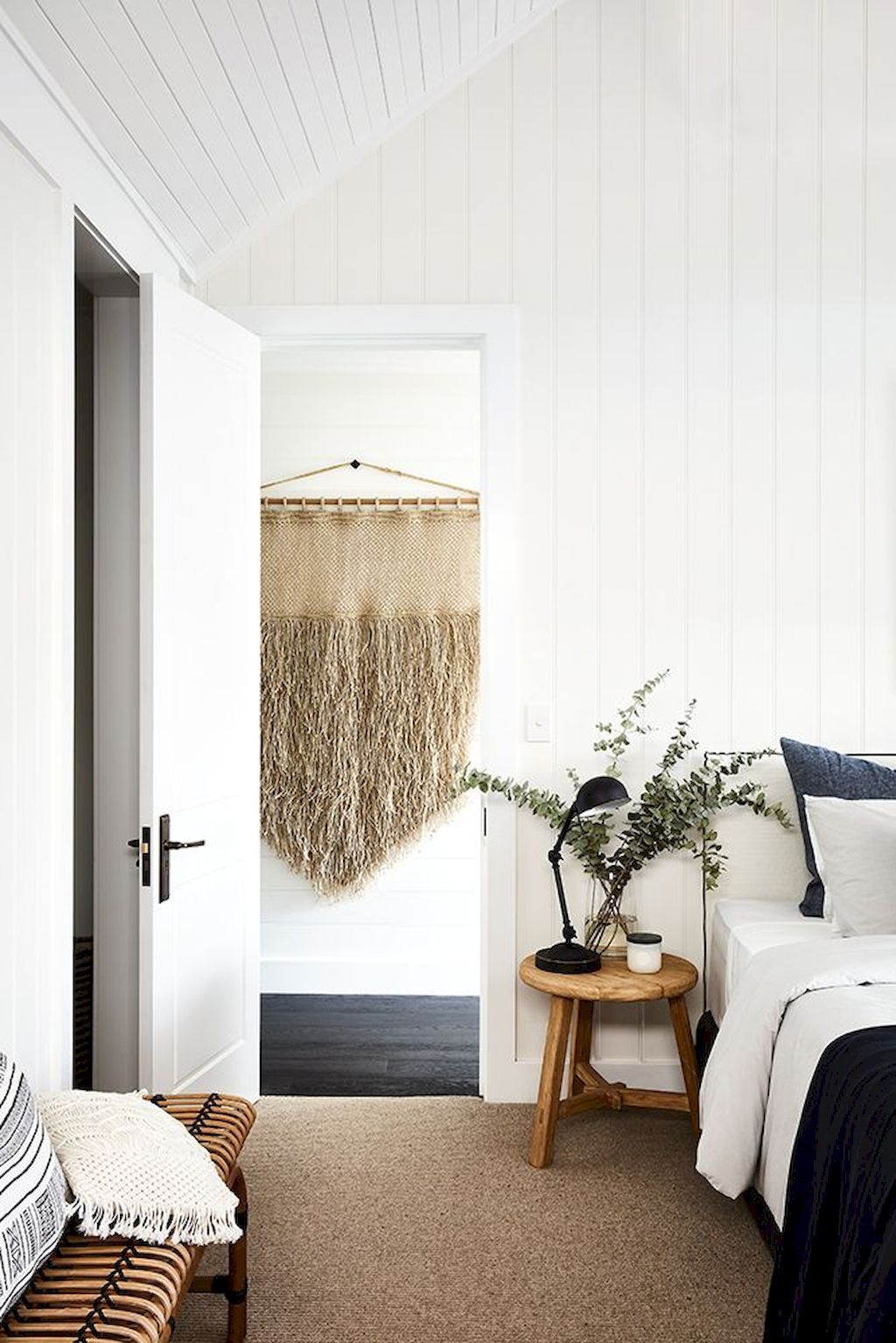 clemaroundthecorner suite parentale déco murale marron esprit vacances bord de mer