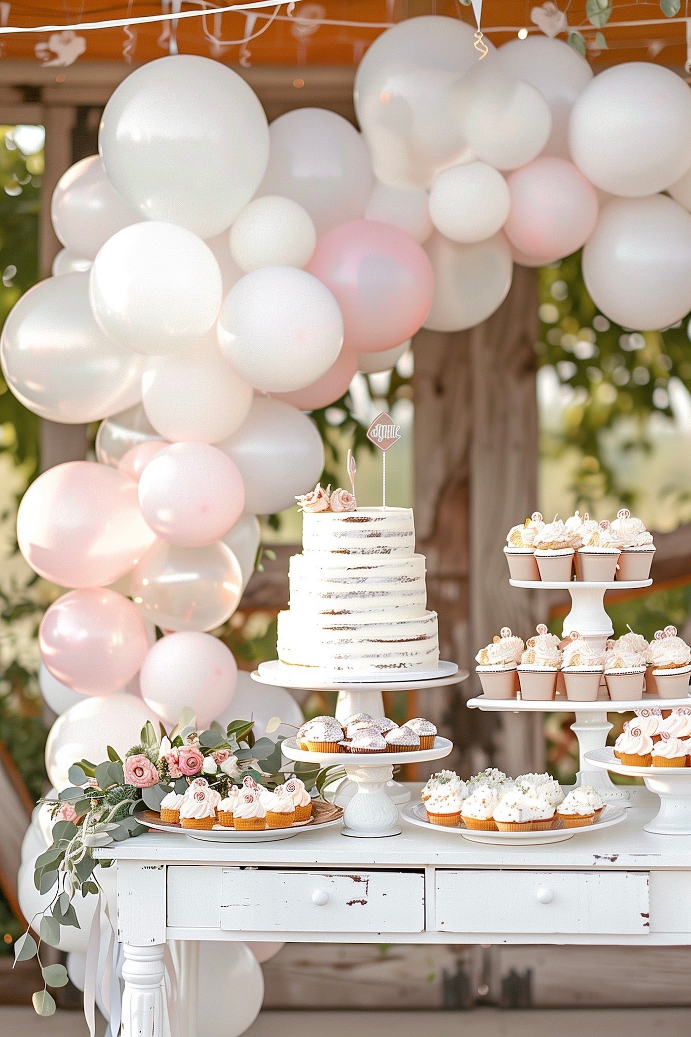 buffet dessert pièce montée mariage civil festif