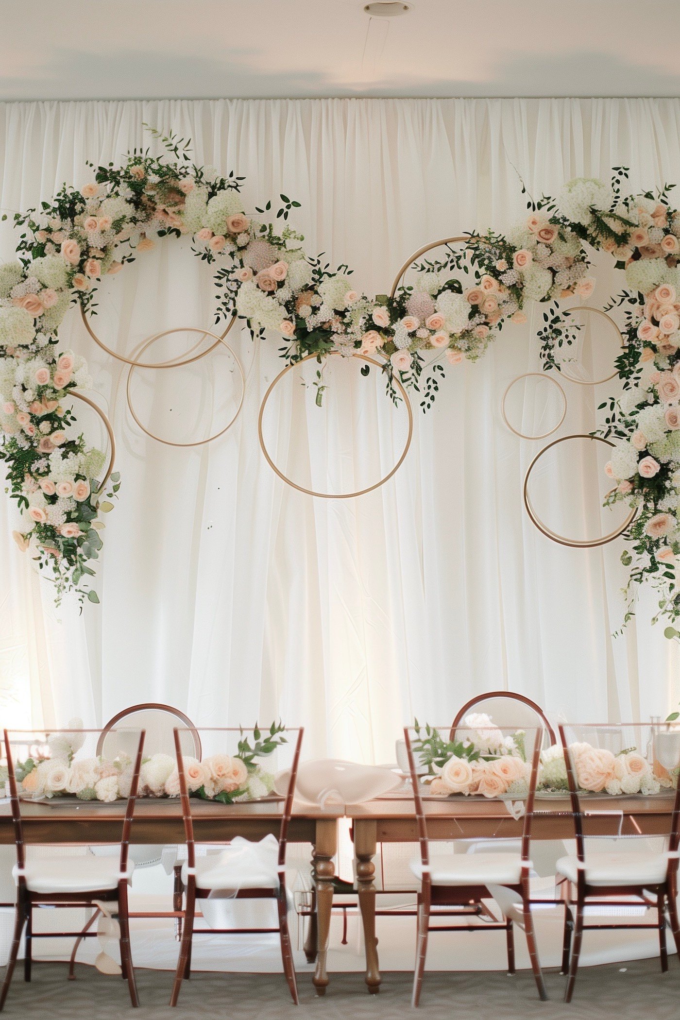 idée déco à faire soi-même salle mariage romantique