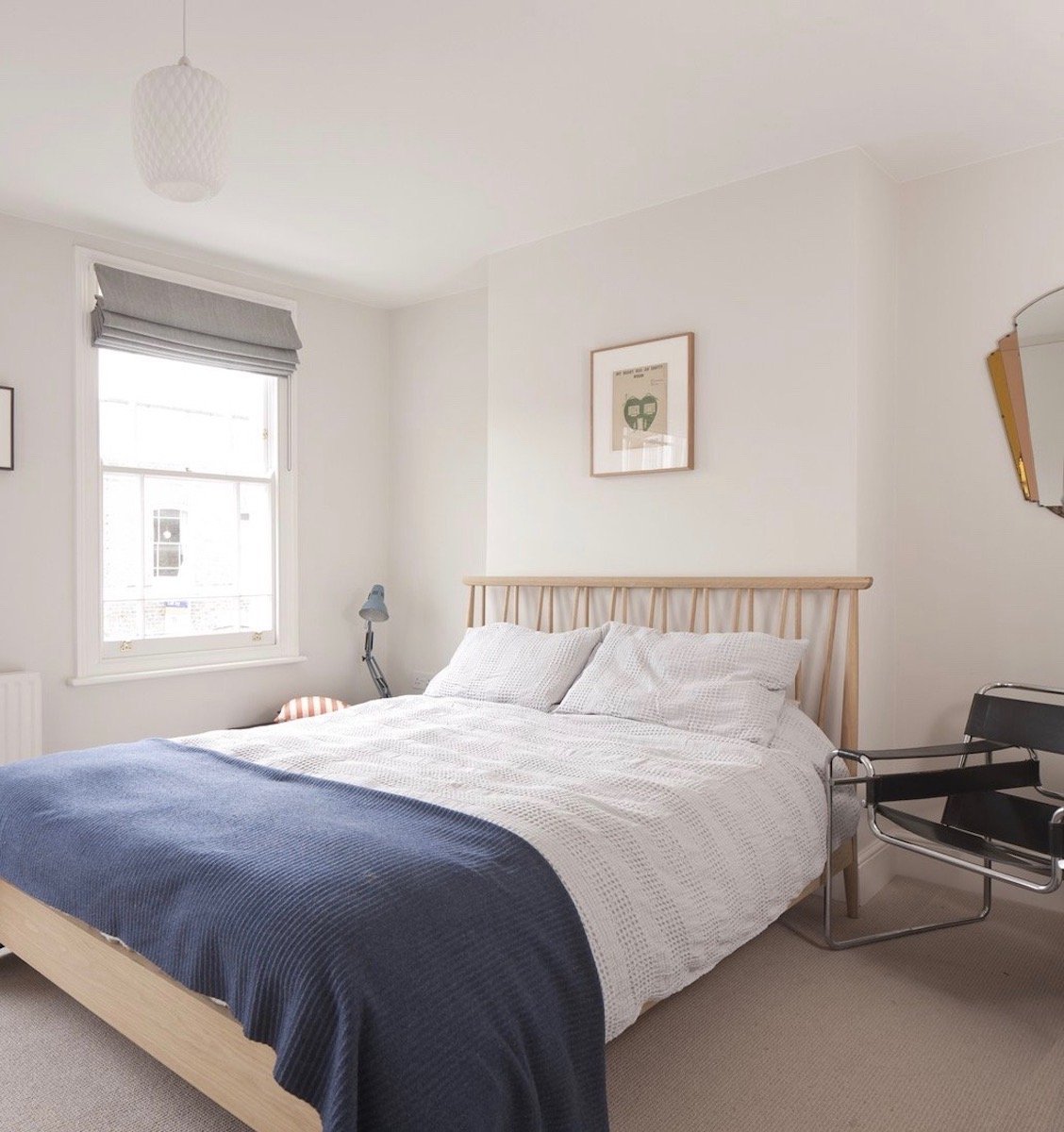 chambre après rénovation maison londonienne design tendance spacieuse déco décoration intérieure clematc