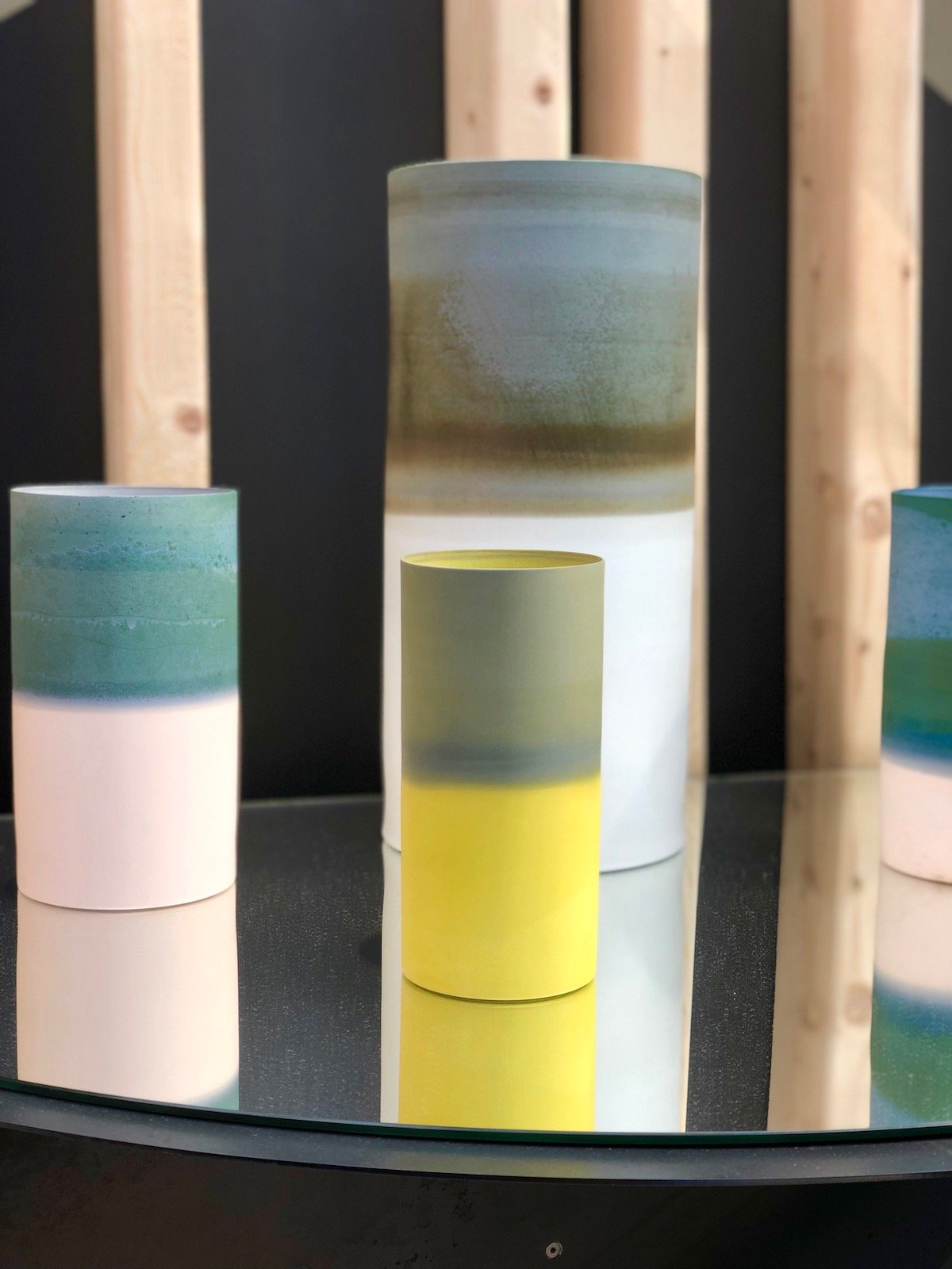 vase ceramique ombre biscuit artisan art sarah meyers laura fugmann