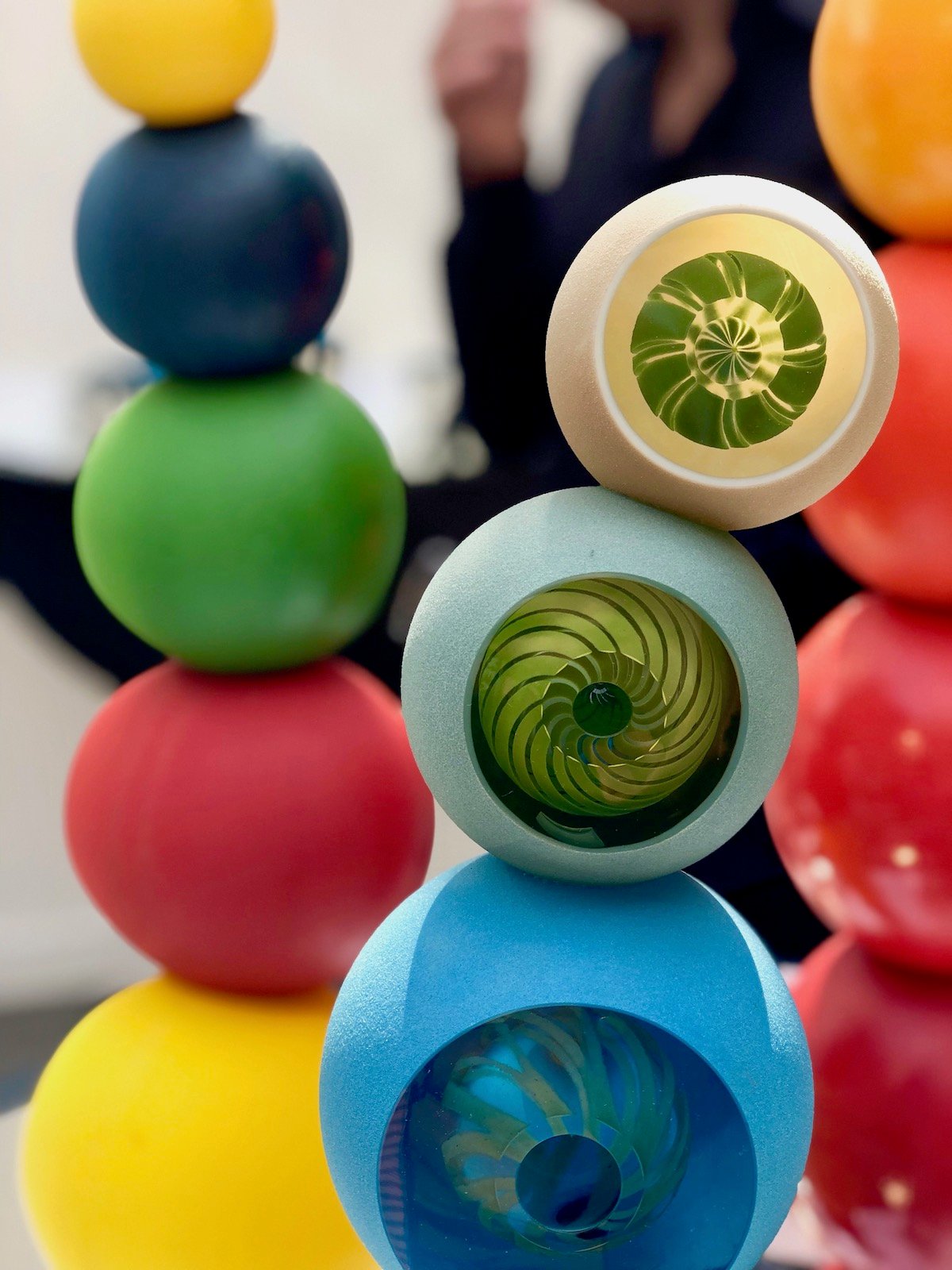 sculpture abysse pascale seil verre souffle salon revelations edition 2019