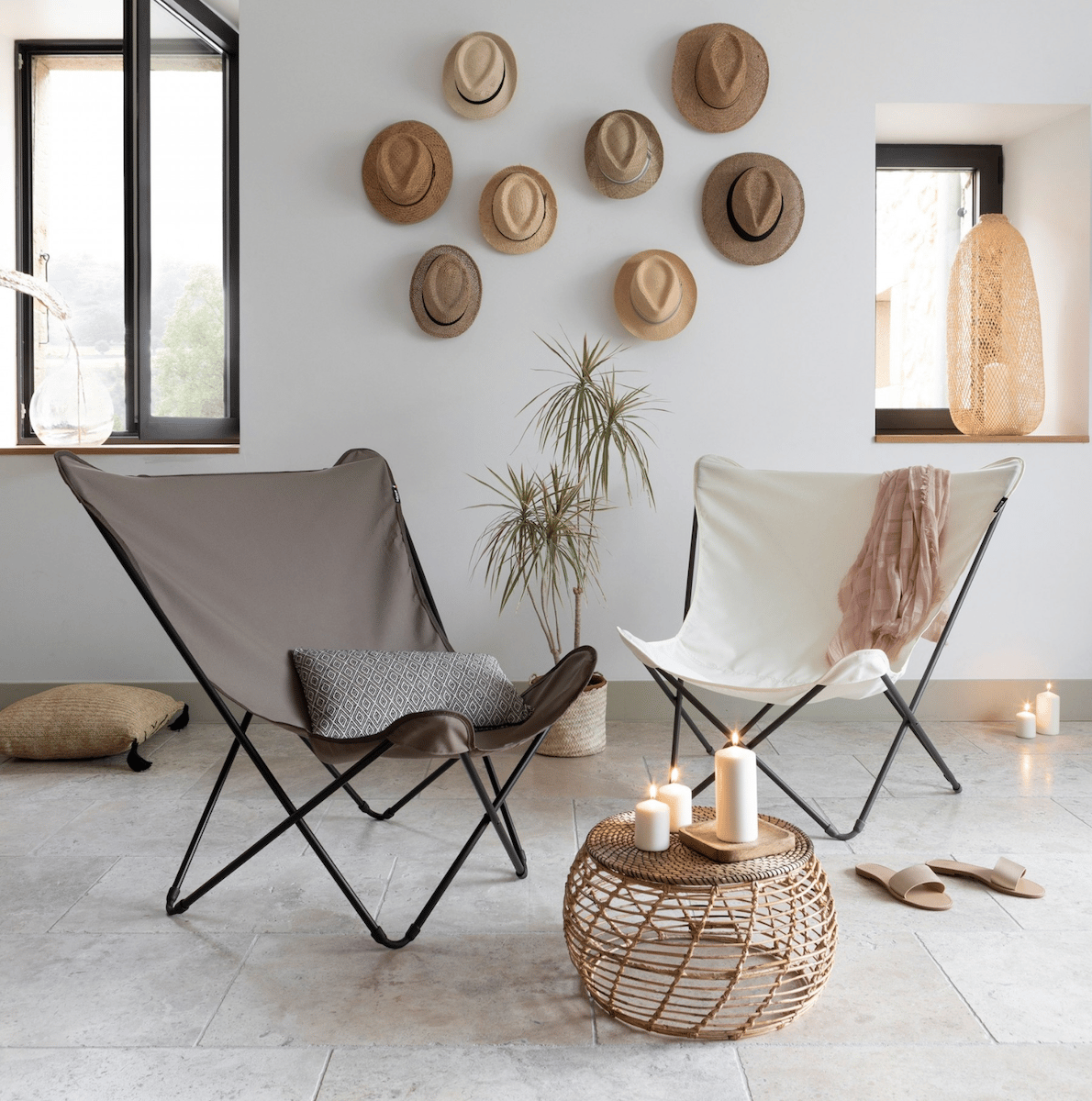 fauteuil design pop up xl kaki Lafuma mobilier intérieur et extérieure design et confortable - blog déco - clematc