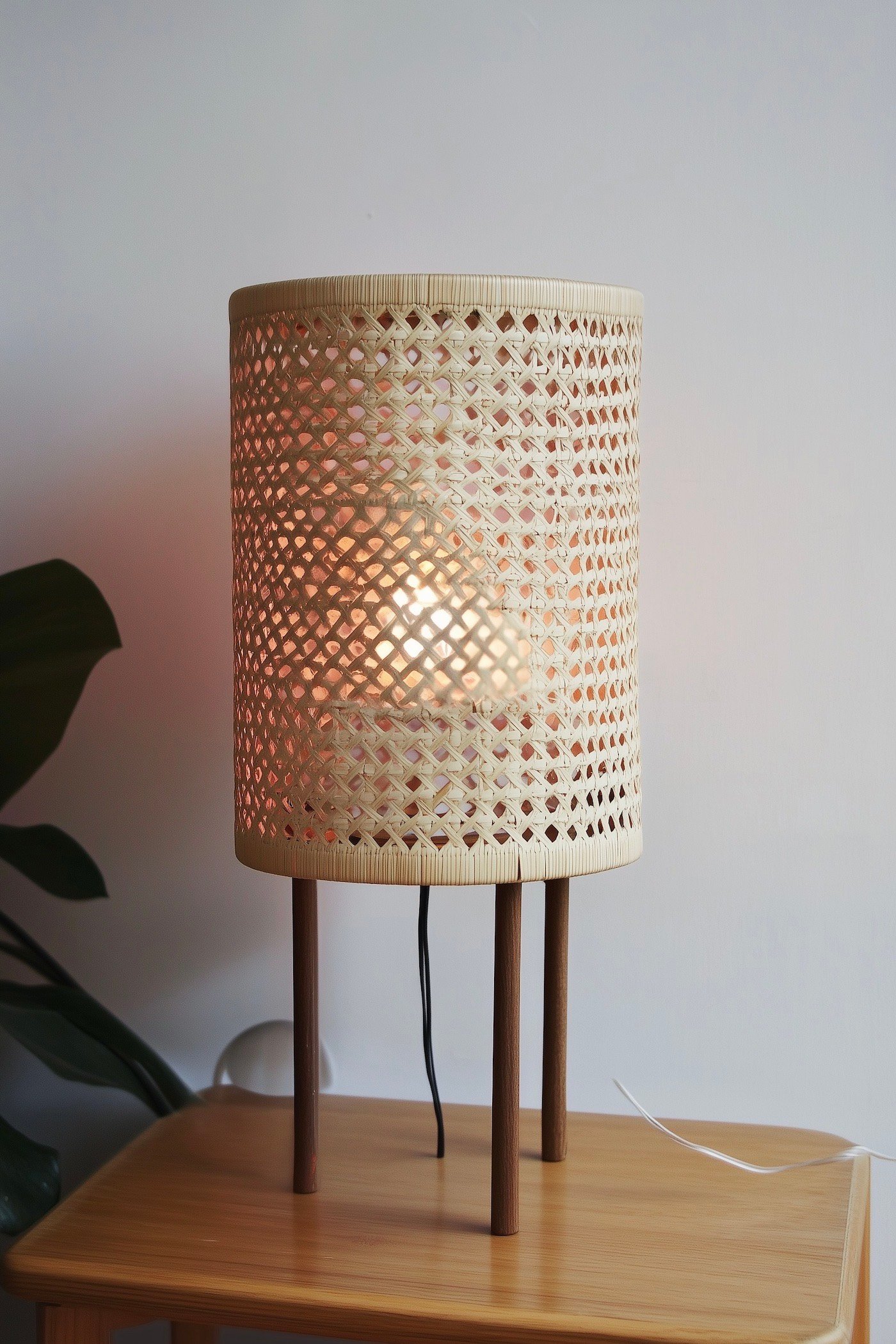 lampe tripode diy cannage facile