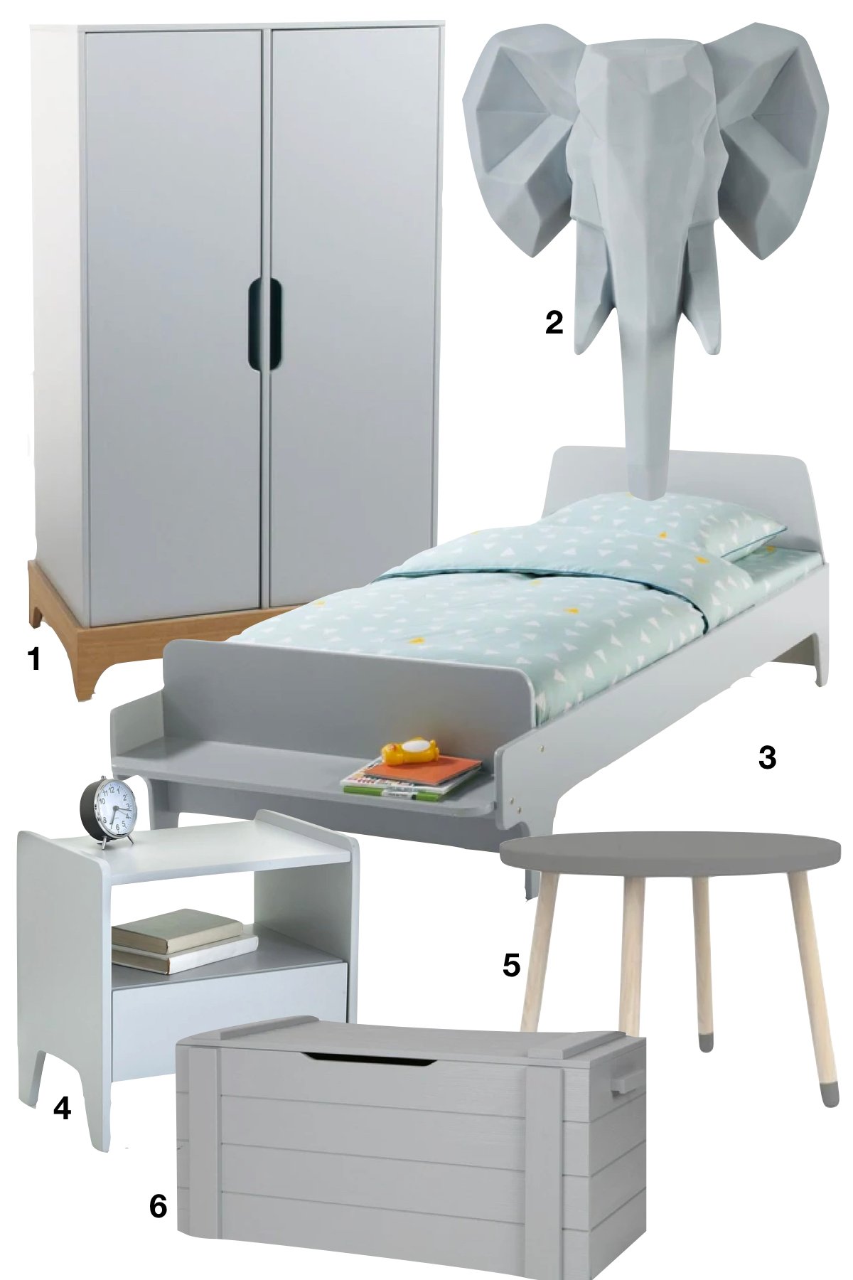 mobilier pour enfant armoire bois lit table caisse jeu table de chevet - blog déco - clemaroundthecorner