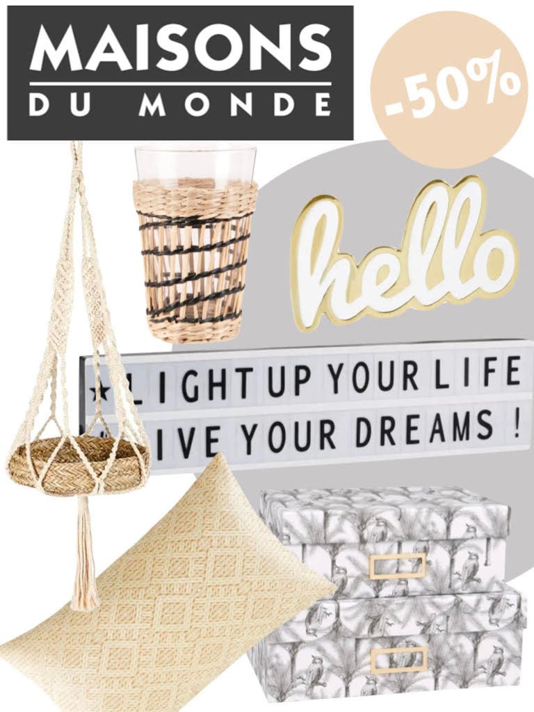 suspension macramé coussin boîte de rangement verre rotin objet de décoration - blog déco - clemaroundthecorner