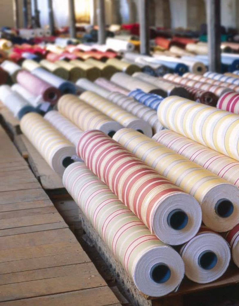 rouleau de tissu manufacture situe en france mayenne - blog déco - clemaroundthecorner