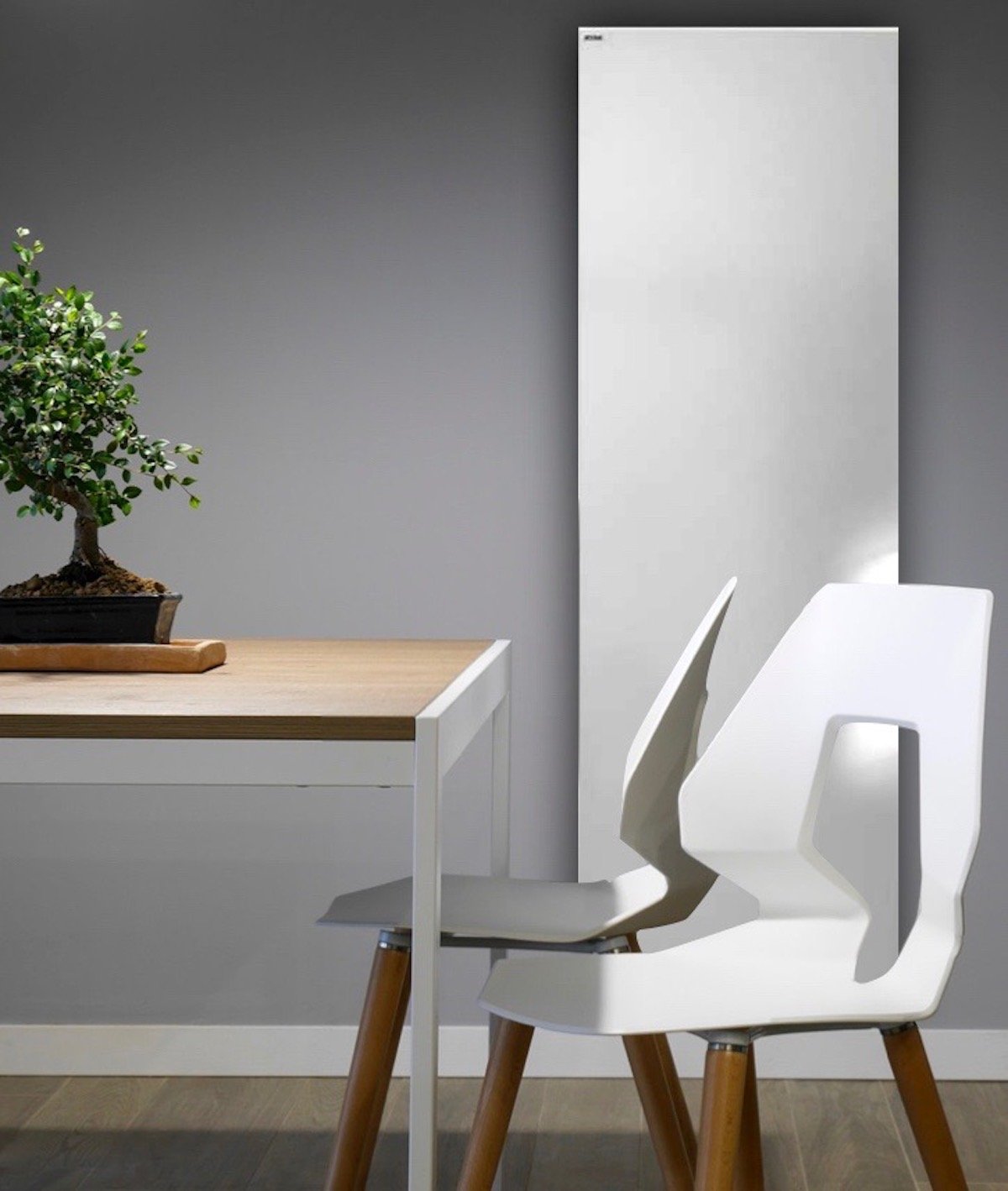 acova artemia radiateur design façade épurée lisse salle à manger design - clemaroundthecorner