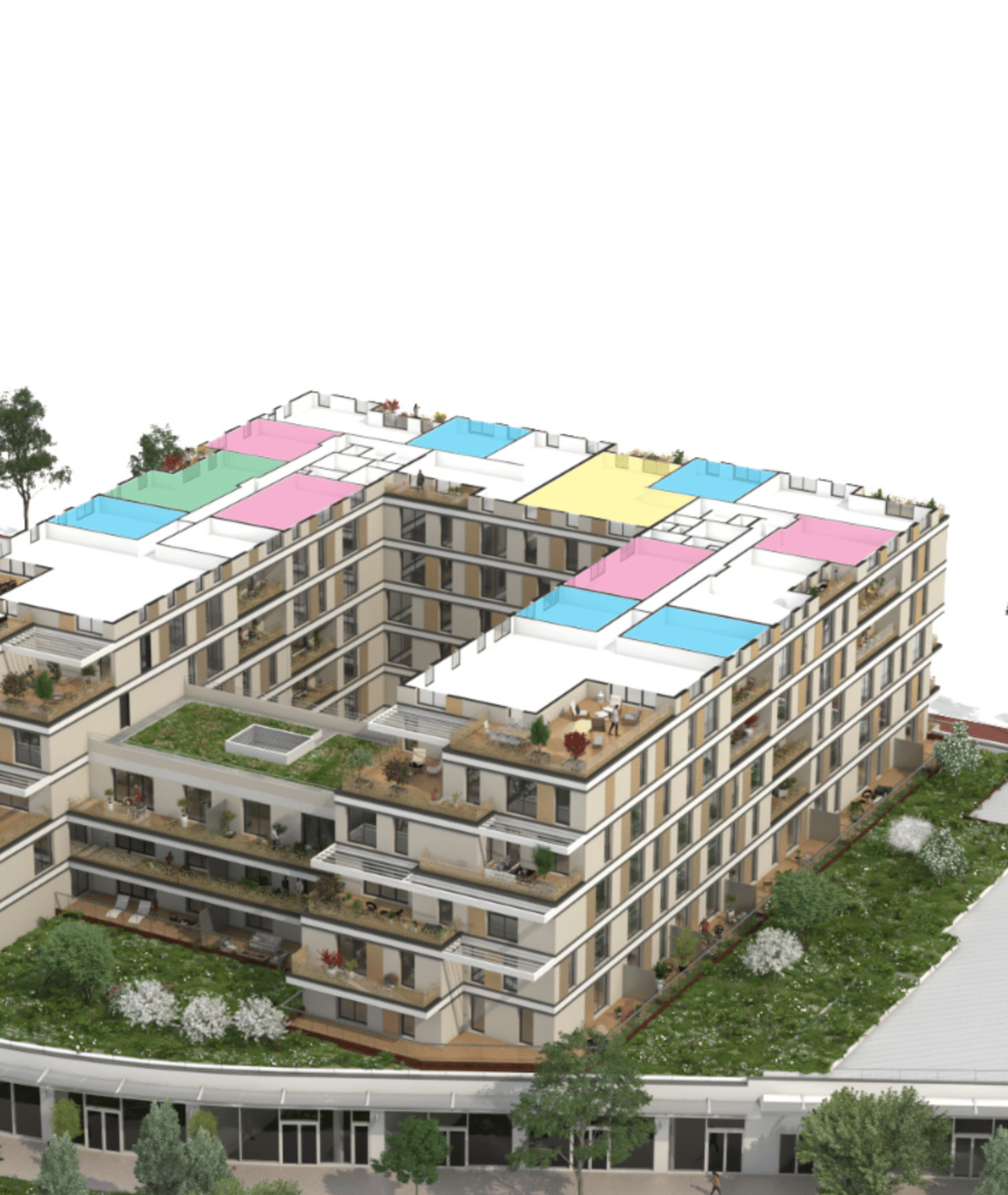 maquette 3D cogedim vefa contrat achat neuf paris - clemaroundthecorner