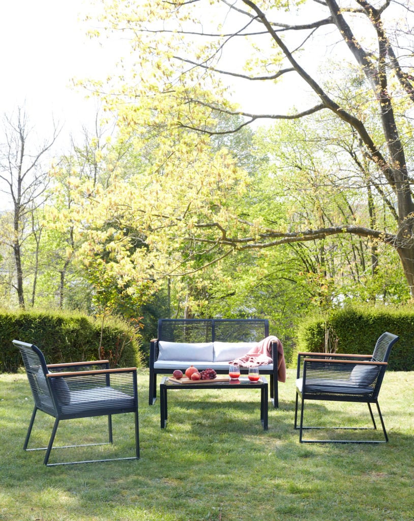 salon de jardin chaise fauteuil design noir pas cher nouvelle collection but