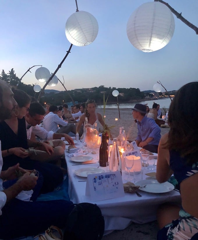 repas mariage plage chic décontracté diy romantique