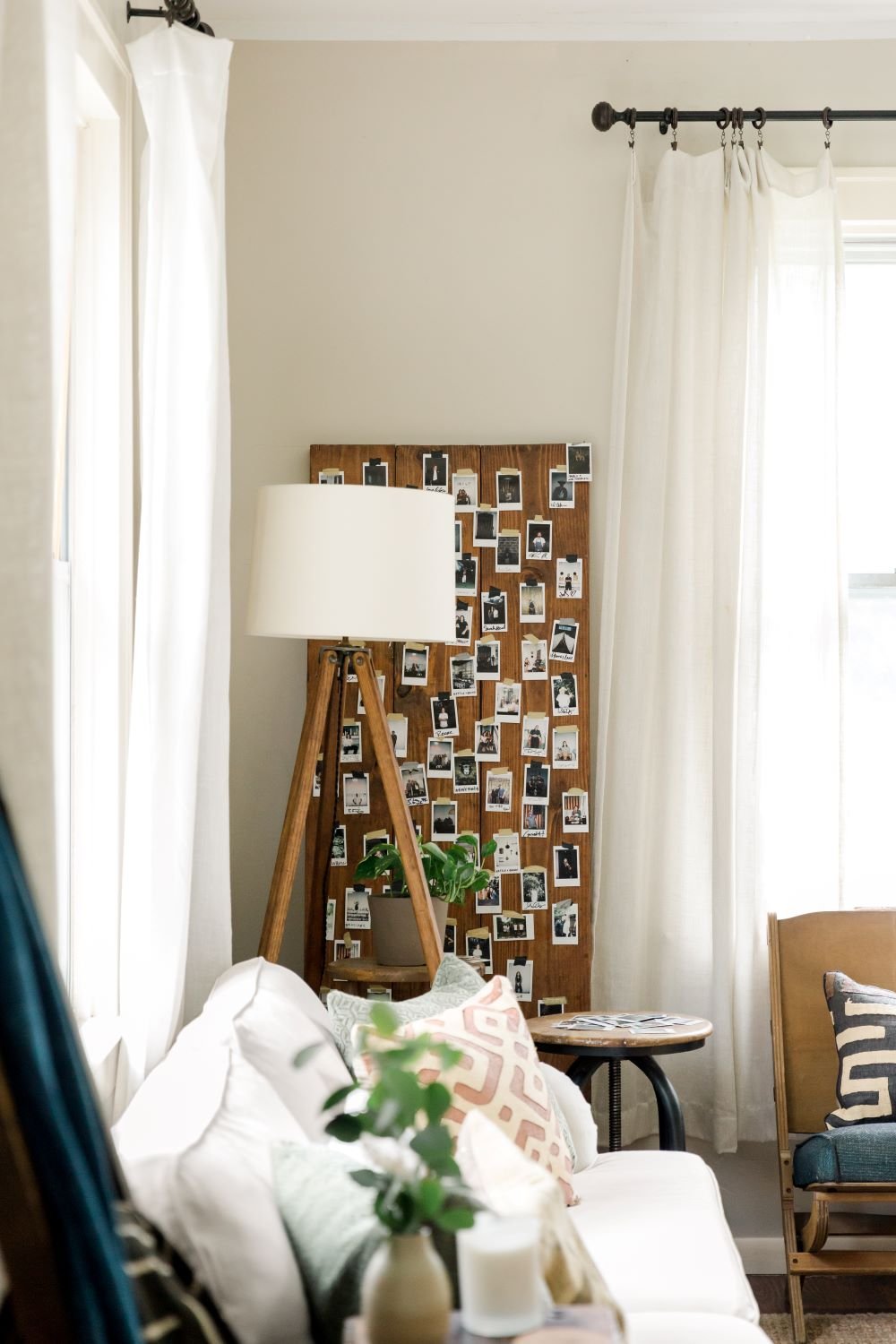 chambre déco fait maison planche bois photos