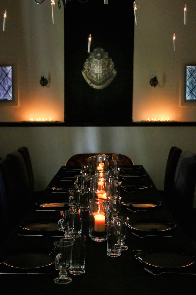 dîner table cuisine sale à manger ambiance harry potter halloween