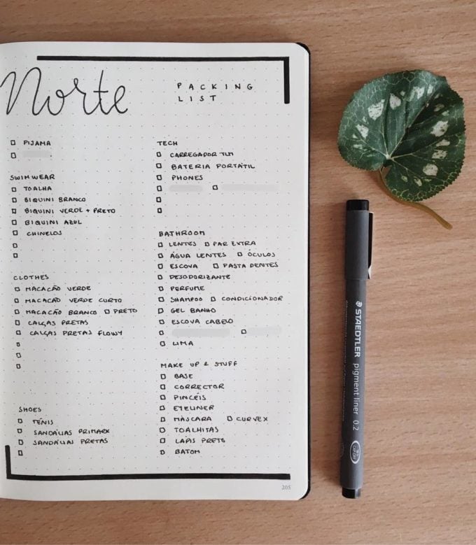 comment faire un bullet journal minimaliste idée décoration noir et blanc carnet - blog déco - clem around the corner